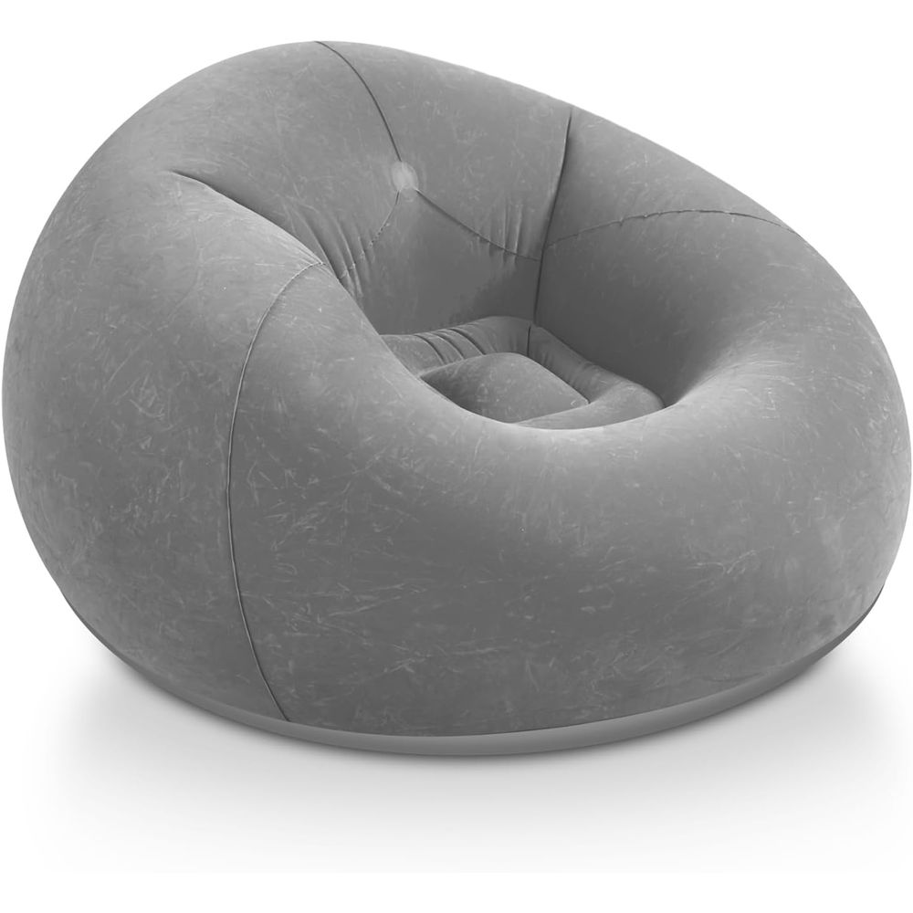 Outdoor Furniture Grey - Poltrone Gonfiabili a Forma di Sacco,