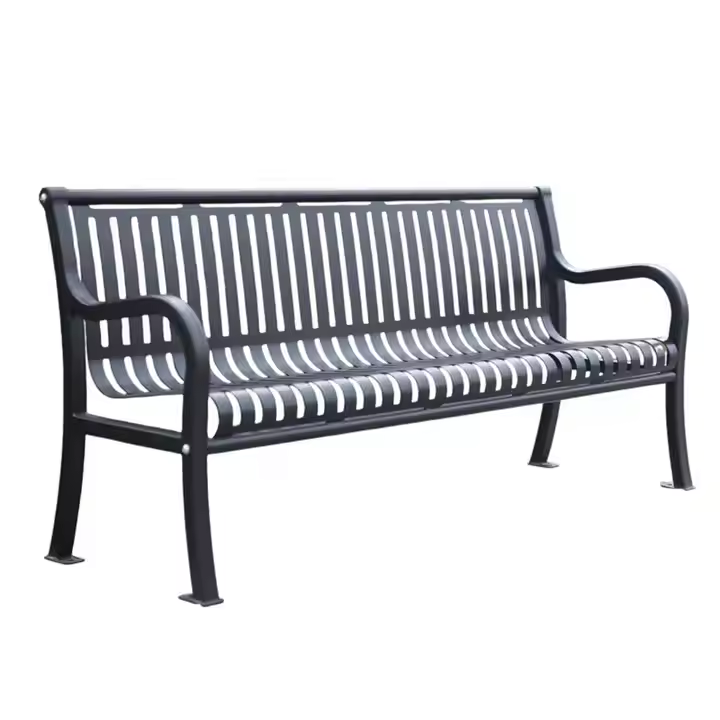 Garden Bench Metal - Panca Classica Tradizionale Retrò in Ferro
