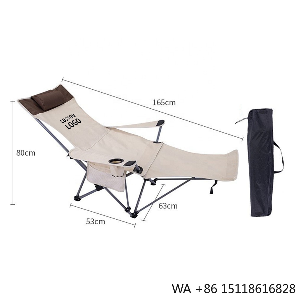 Outdoor Furniture Recliner Set - Sedia Pieghevole Portatile Reclinabile Leggera e