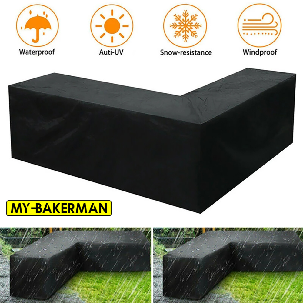 Outdoor Furniture Cover Xl - Copertura per mobili angolari impermeabile, a