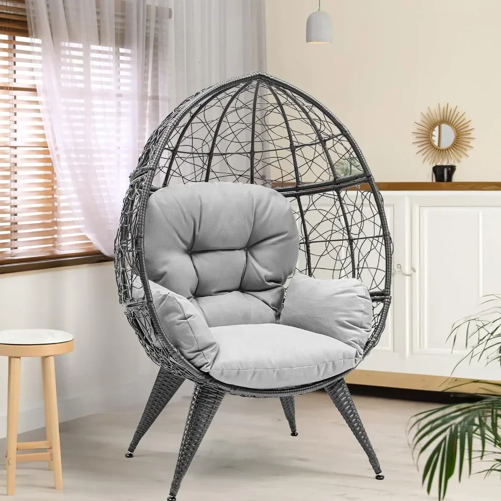 Outdoor Furniture No Cushions - v Sedia per uova sospesa, sedie