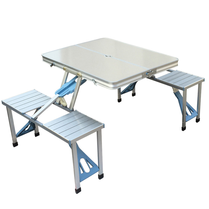 Outdoor Furniture One Piece - Tavolo e sedia pieghevoli monopezzo in