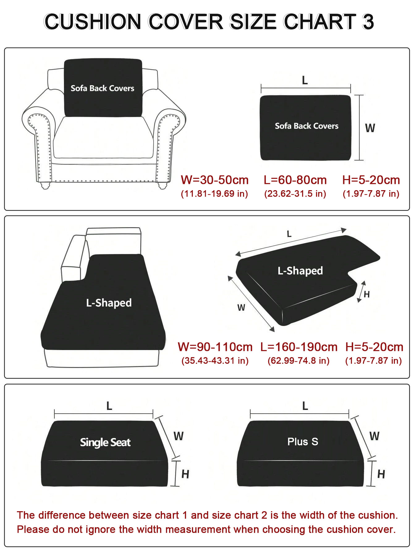 1pc Fodera per cuscino per div - Outdoor Furniture No Cushions recensione e prezzo