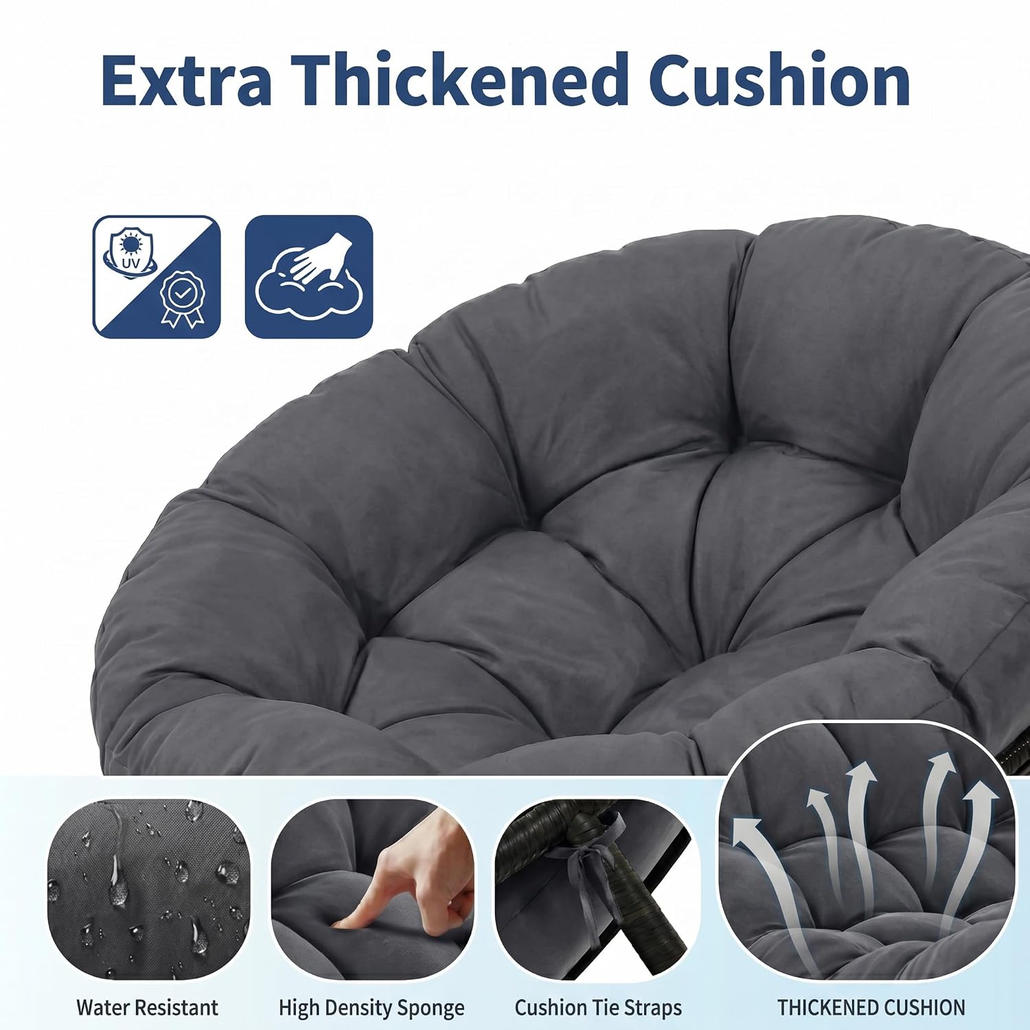 Sedia Papasan in Vimini da 40