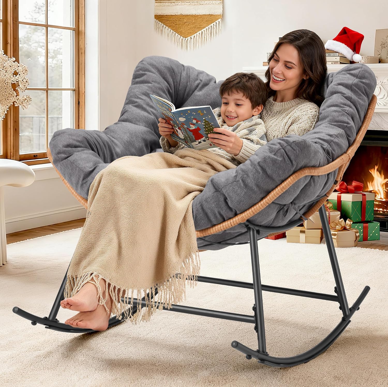 Sedia a dondolo da esterno in  - Outdoor Furniture No Cushions recensione e prezzo