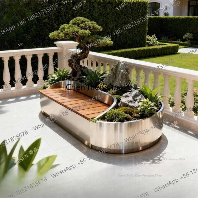 Fioriera in Acciaio Inox D80 c - Garden Bench Metal recensione e prezzo