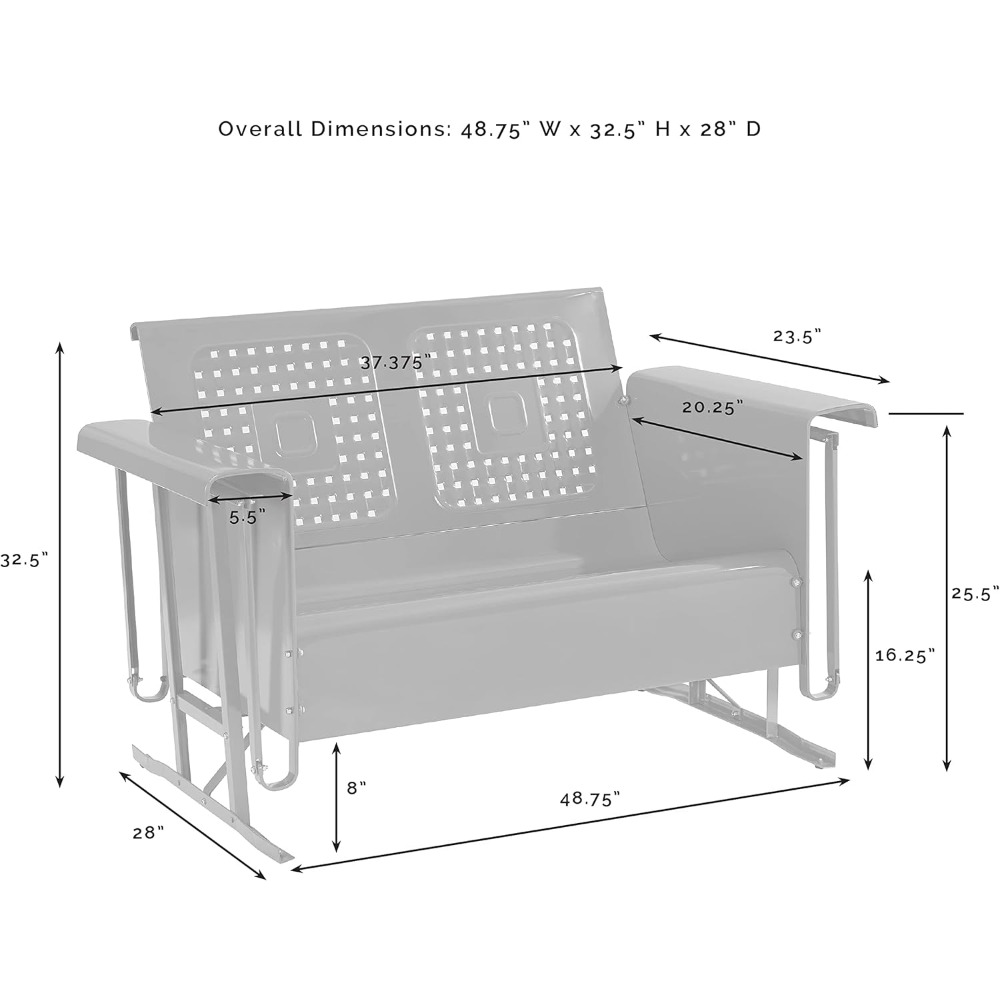 Aliante per divanetto da ester - Garden Bench Metal recensione e prezzo