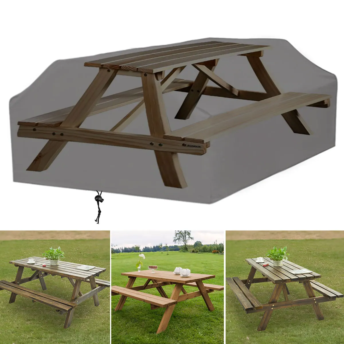 210D per 6/8 posti tavolo da P - Outdoor Furniture Grey recensione e prezzo