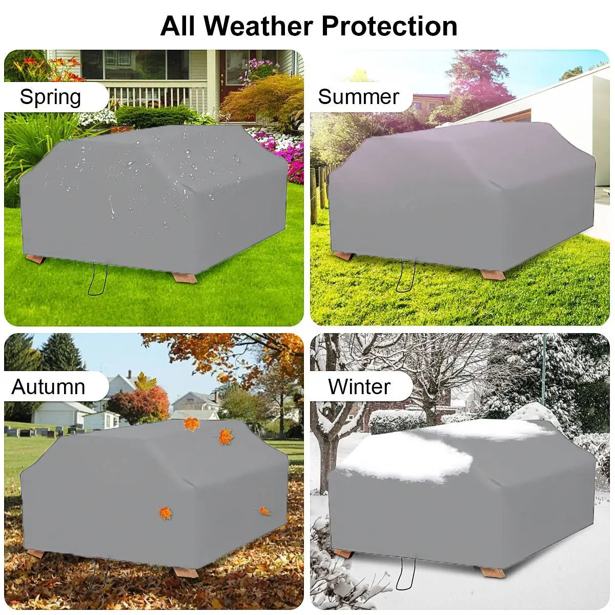 210D per 6/8 posti tavolo da P - Outdoor Furniture Grey recensione e prezzo