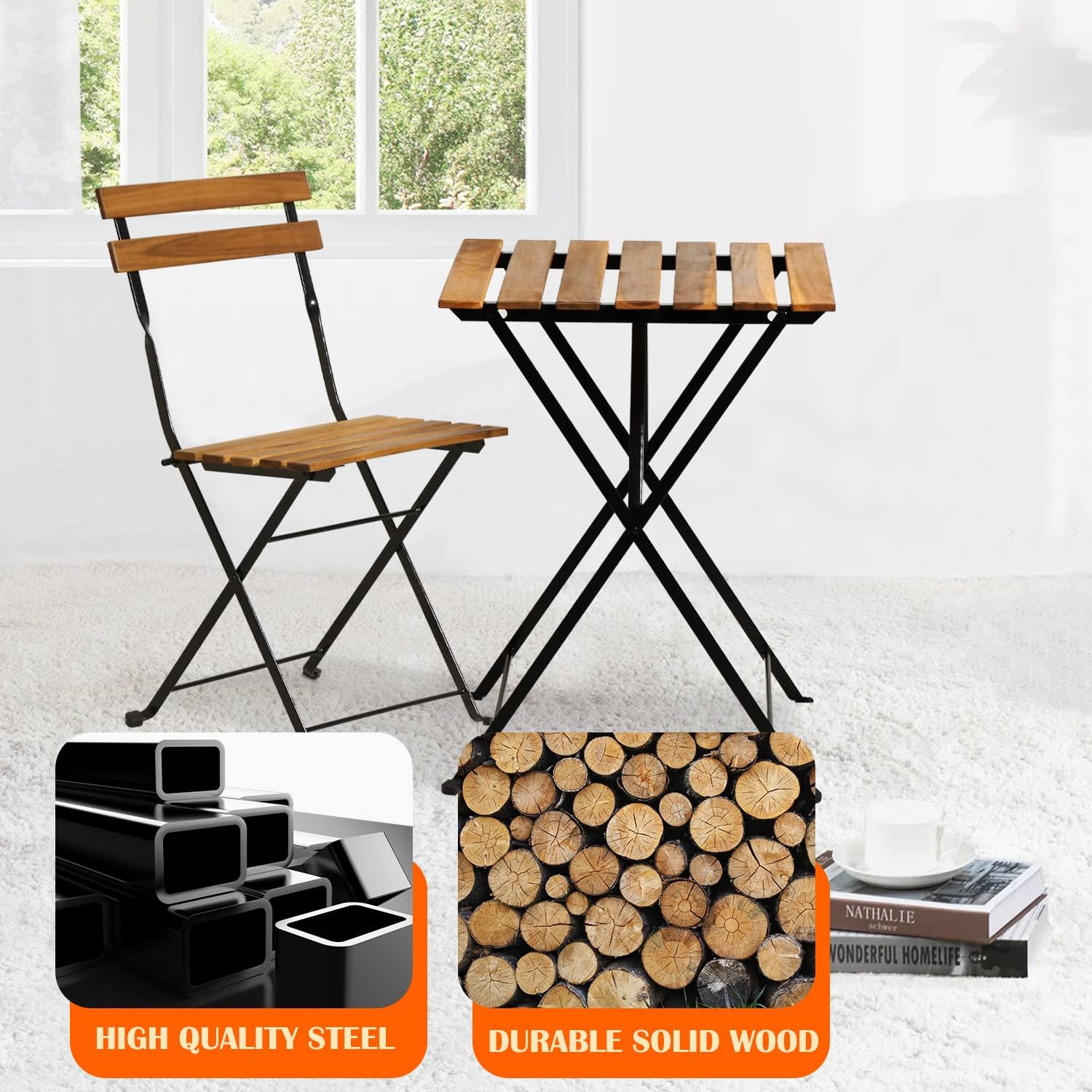 Set da bistrot pieghevole in l - Outdoor Furniture One Piece recensione e prezzo