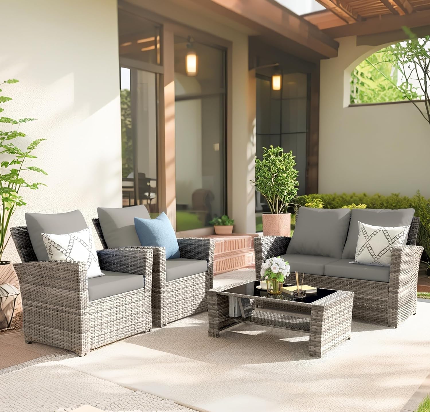 Set Divano Sezionale da Estern - Outdoor Furniture No Cushions recensione e prezzo
