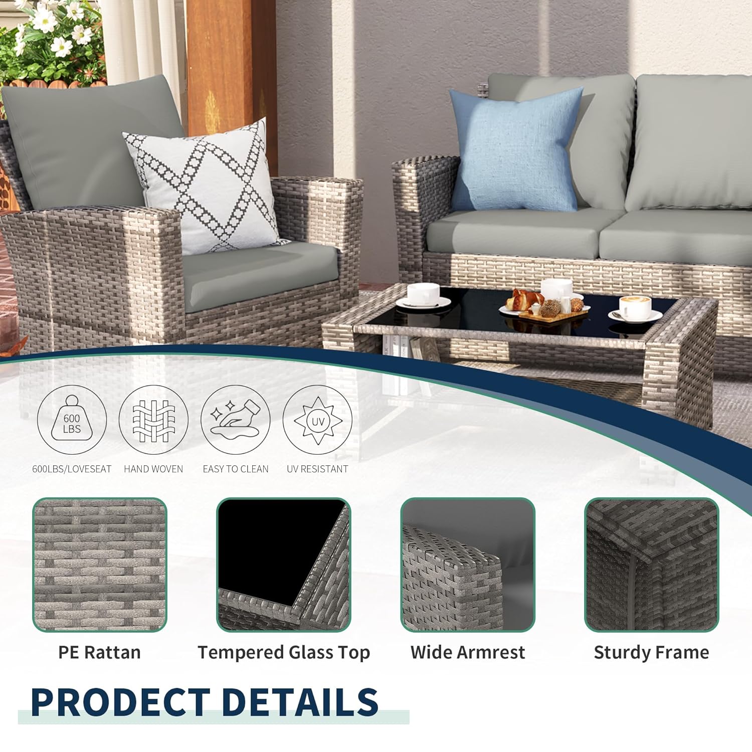 Set Divano Sezionale da Estern - Outdoor Furniture No Cushions recensione e prezzo