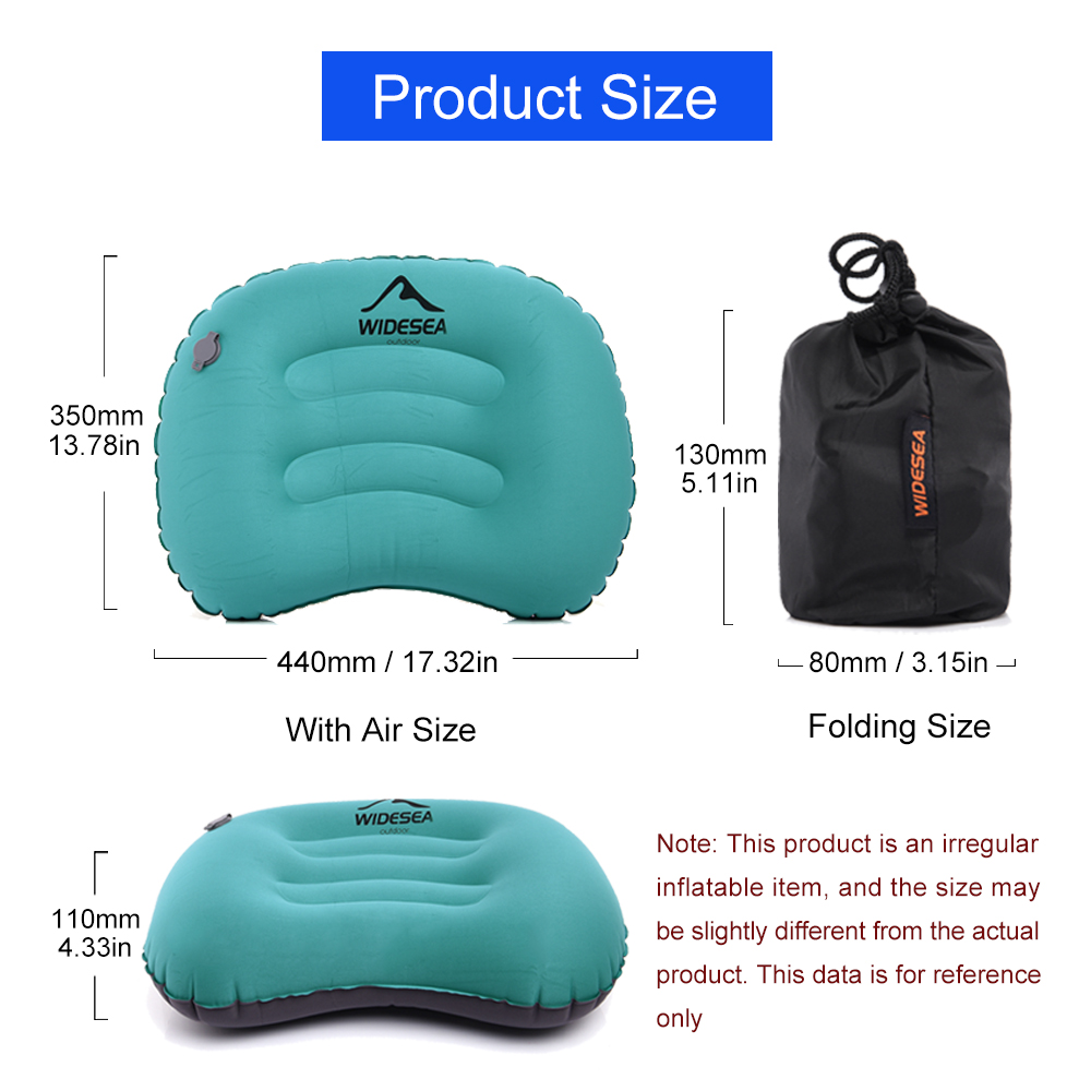 Widesea cuscino gonfiabile por - Outdoor Furniture Pillows recensione e prezzo