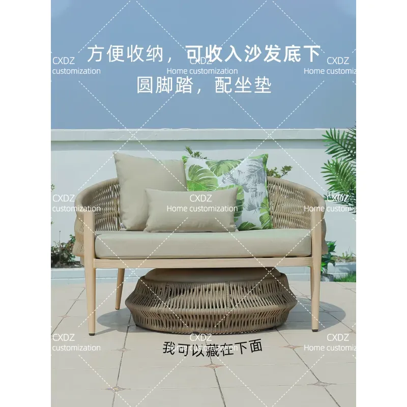 Set di Sedie e Divano in Ratta - Outdoor Furniture Recliner Set recensione e prezzo