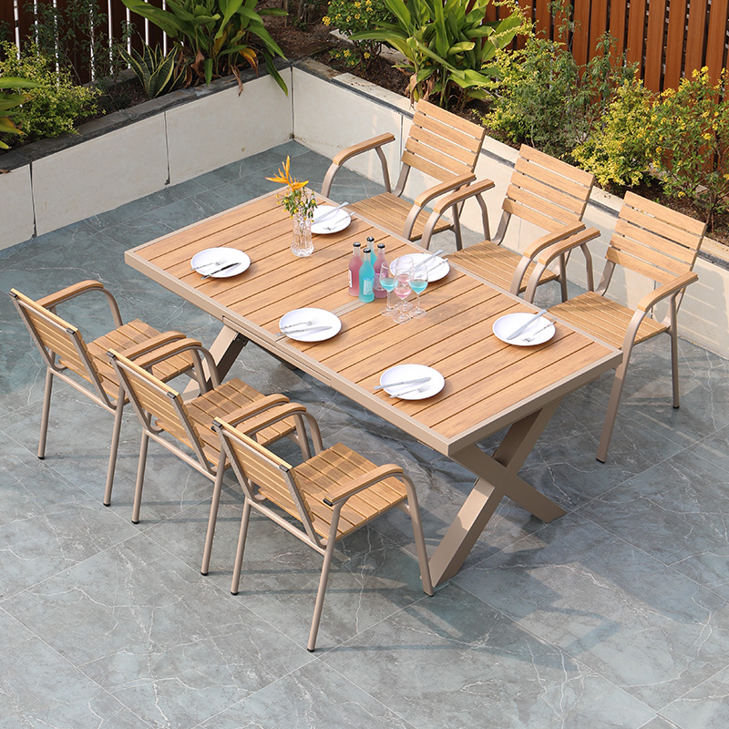 Set da Pranzo Moderno con Tela - Outdoor Furniture No Cushions recensione e prezzo