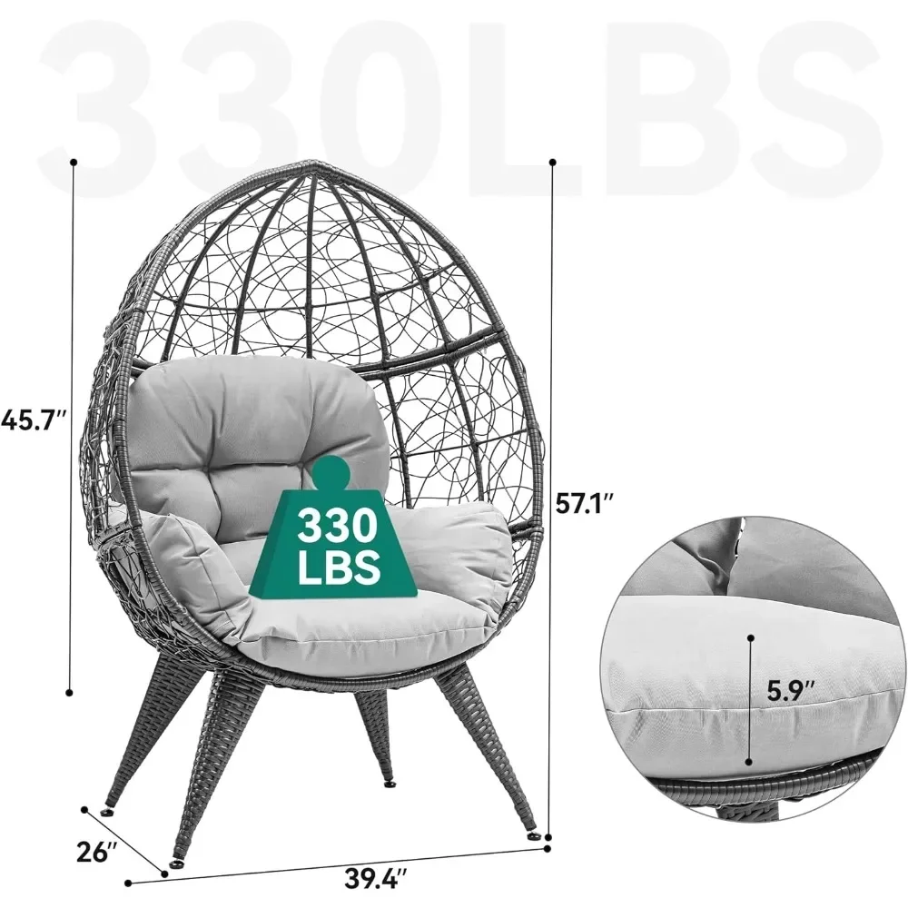 v Sedia per uova sospesa, sedi - Outdoor Furniture No Cushions recensione e prezzo