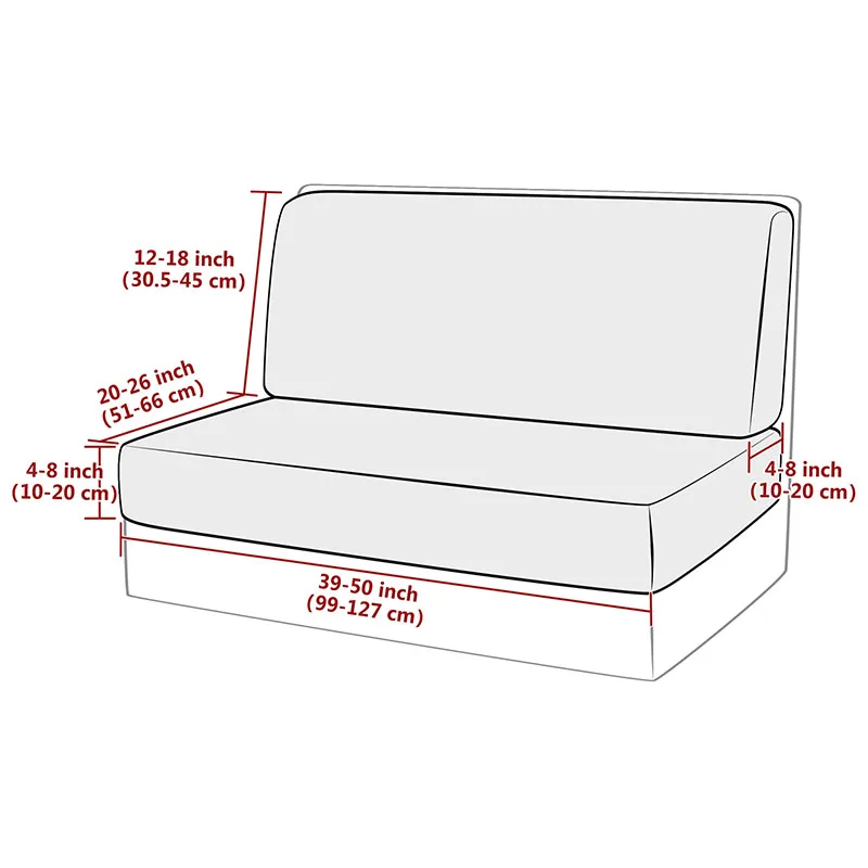 Set di 2 Copricuscini Elastici - Outdoor Furniture No Cushions recensione e prezzo
