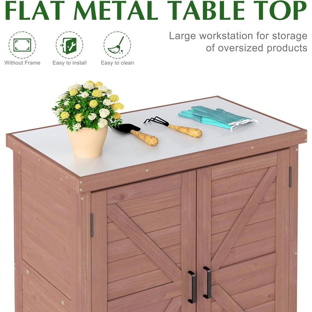 Mobile da Esterno con Piano in - Garden Bench Metal recensione e prezzo