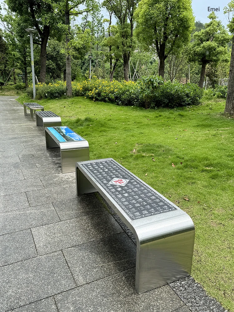 Sgabello lungo in acciaio inos - Garden Bench Metal recensione e prezzo