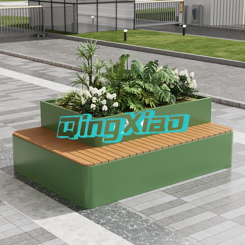 Panca da esterno con fioriera  - Garden Bench Metal recensione e prezzo