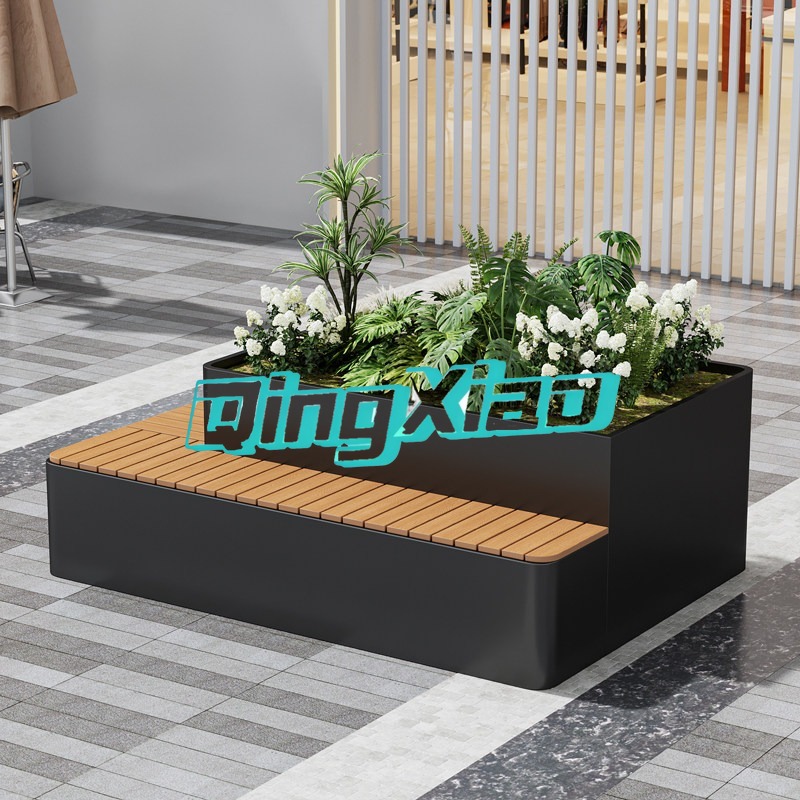 Panca da esterno con fioriera  - Garden Bench Metal recensione e prezzo